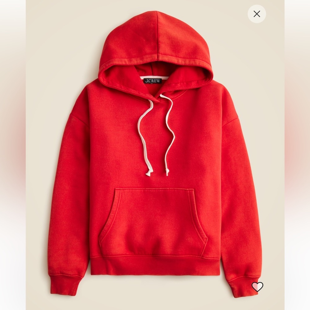 Cropped Red Hoodie